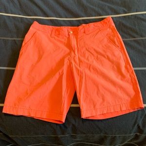 Southern Tide Salmon-colored Golf Shorts